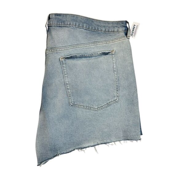 NWT Old Navy Plus Size Curvy O G Straight 3” Cut Off Denim Shorts - Size 26 - Picture 8 of 11
